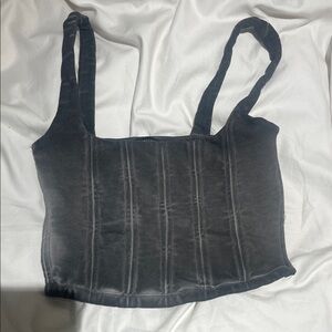 Zara Corset Style Crop Tank